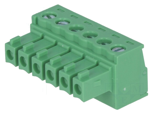 Ontkoppelbare terminal strip; 3,81mm; banen: 6; recht; stekker Ontkoppelbare terminal strip; 3,81mm; banen: 6; recht; stekker